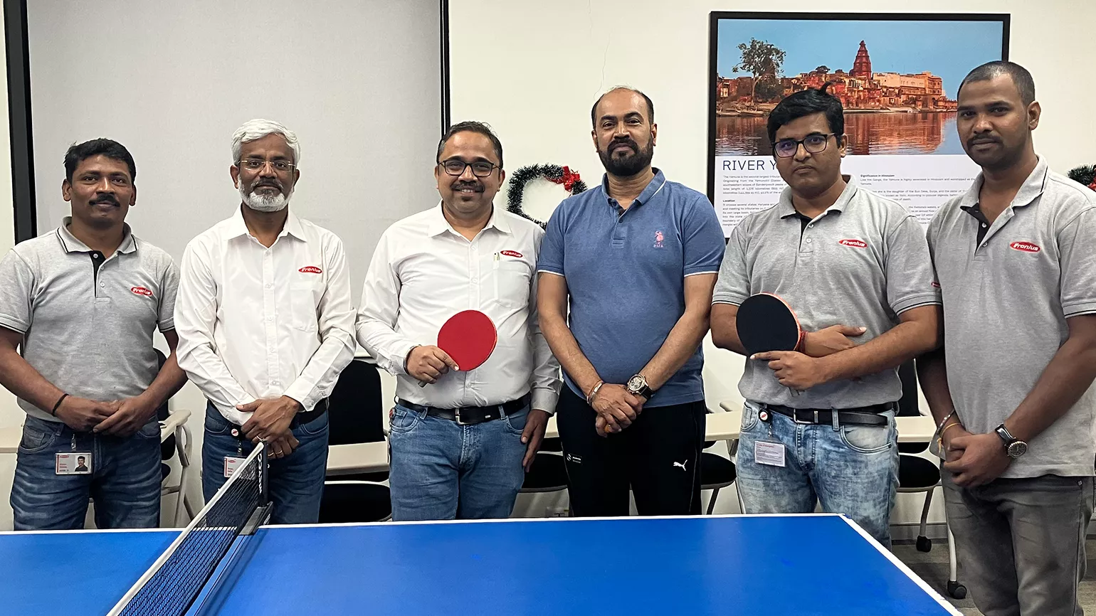 Table Tennis Match Fronius India