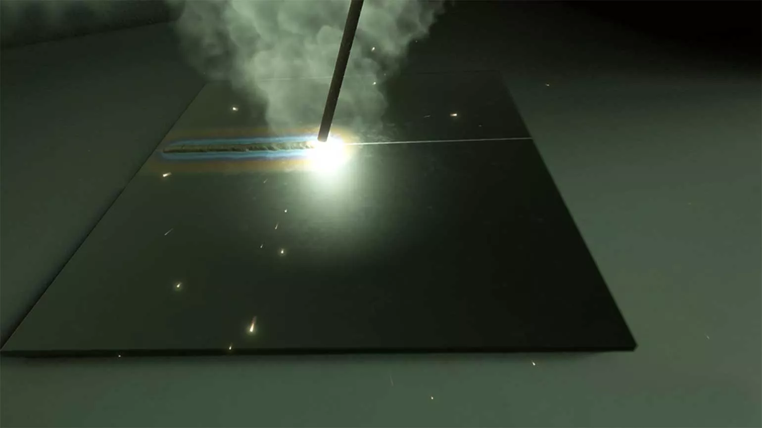 MMA welding with Welding Simulator 